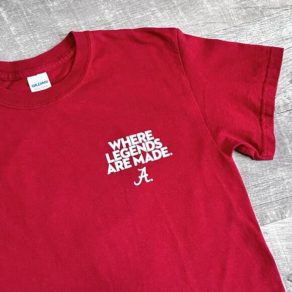 University Of Alabama Crimson Tide T Shirt Adult Small Red Short Sleeve NCAA - Picture 2 of 6